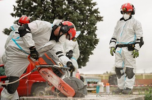 Los alumnos del CRZU pondrán en práctica técnicas de rescate urbano, como el apuntalamiento, entibación de galerías y zanjas o la extracción de vehículos.