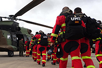 Desde el BIEM II se han desplegado a la ciudad autónoma un total de 99 militares y 13 vehículos de intervención