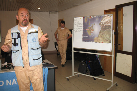 Espa&ntilde;a particip&oacute; en la evaluaci&oacute;n como observador con un representante de la Unidad militar de Emergencias (UME)