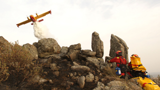 Incendio en Collado Mediano