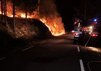 Las carreteras M-541 y N-403 se establecieron como líneas de control