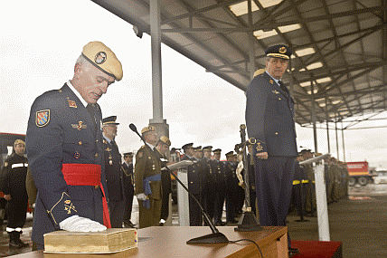 El general de divisi&oacute;n Ignacio Mar&iacute;a Pedrosa Rey ha jurado hoy su cargo.