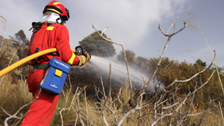 Incendio en Collado Mediano