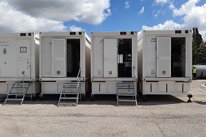 Las instalaciones del CDAM cuentan con contenedores de ablución y duchas