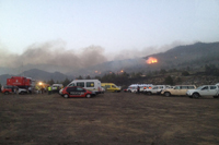 Durante el despliegue se realizan trabajos conjuntos con personal de las administraciones locales, autonómica y Brigadas Forestales del Magrama.