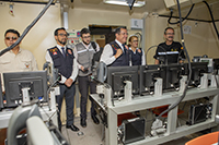 Exposición de Sistemas de Telecomunicaciones e Información (CIS), entre ellos el Puesto de Mando desplegable del general jefe de la UME