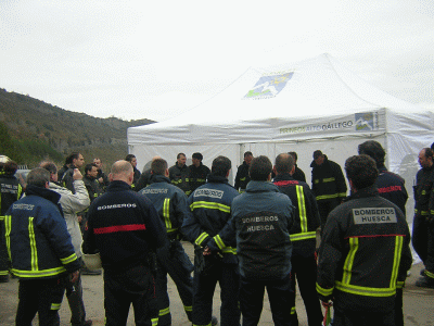 Las jornadas se centraron en la coordinación de los elementos que participarían en un incendio en el interior de un túnel de la red viaria.