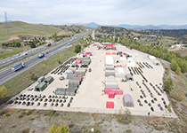 Base de Operaciones situada en El Molar –donde se han instalado diferentes tiendas, como un Centro de Acogida y Repliegue (RDC) y una Célula de Coordinación USAR (UCC)