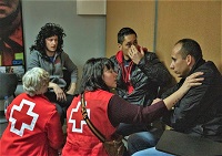 Como broche final se llevó a cabo un simulacro, donde el personal asistente participó como interviniente y aplicó los primeros auxilios psicológicos