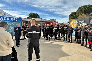 El chef impartió una master class en las Jornadas de Alimentación organizadas por el Regimiento de Apoyo e Intervención en Emergencias, en las que participan 12 militares provenientes de todas las unidades de la UME