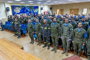 El general Fernando Ruiz, jefe del Sector Este de UNIFIL, «la labor de los Centros de Defensa Civil en el sur de Líbano es sinónimo de entrega y valentía, por ello son acogidos como iguales dentro de la milicia».