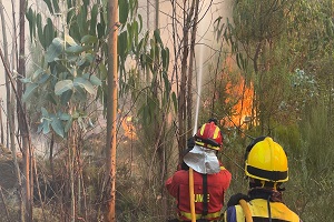 Esta intervención constituye la décima ocasión en la que la UME se despliega en territorio luso para combatir el fuego