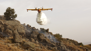 Incendio en Collado Mediano