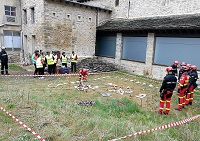 Sectorización de una parcela para la catalogar los objetos tras una inundación