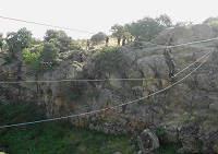 Prácticas del módulo de rescate vertical desarrolladas en el campo de maniobras 