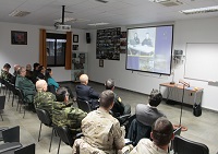Videoconferencia entre todos los intervinientes del ejercicio