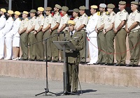 Alocución del teniente coronel Barja
