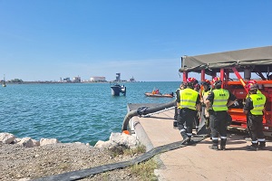 La UME también ha aportado el módulo de Alta Capacidad de Bombeo del BIEM I, con el despliegue del SIGEFLU
