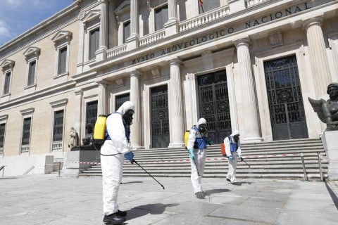 la desinfecci&oacute;n se ha llevado a cabo en la Biblioteca Nacional de Espa&ntilde;a y el Museo Arqueol&oacute;gico Nacional.