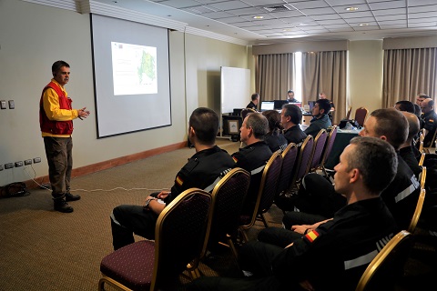 Reunión de coordinación con los reponsables de la Corporación Nacional Forestal (CONAF) de la Región de Biobío