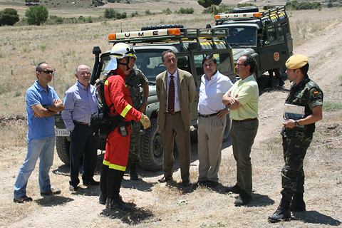 Visita de autoridades de Castilla La Mancha