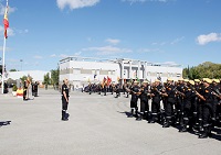 Uno de los momentos más emotivos fue el acto de Homenaje a los Caidos. En su alocución, el teniente general Alcañiz recordó a los caidos en estos diez años