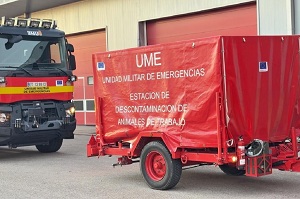 Durante el despliegue se emplearon equipos cofinanciados gracias al programa DESCO RescEU de la Unidón Europea
