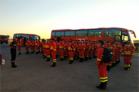 Tras la incorporación al dispositivo de nuevo personal a lo largo de la noche, el contingente a día de hoy está compuesto por 278 militares