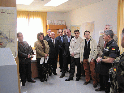 Jefes de Unidades de Protecci&oacute;n Civil del &aacute;rea de responsabilidad del BIEM IV.