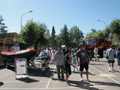 El primer Batallón de Intervención en Emergencias colaboró en las fiestas patronales de Alcalá de Henares, con una exposición estática de medios del Batallón.